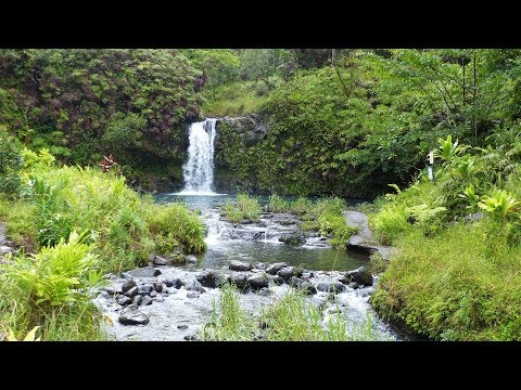 PUA&#039;A KA&#039;A FALLS - ROAD TO HANA - MAUI - HAWAII