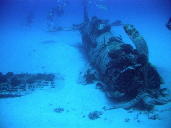 Corsair Wreck Dive Site