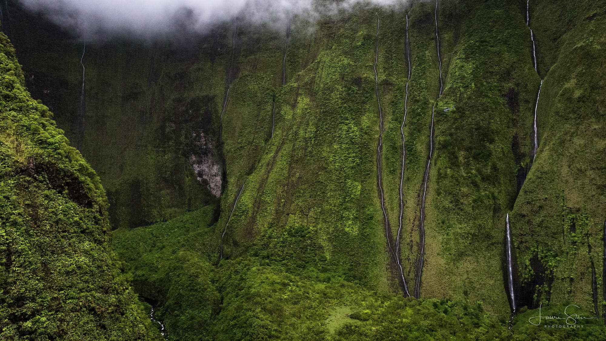 Mount Waialeale Falls - Weeping Wall