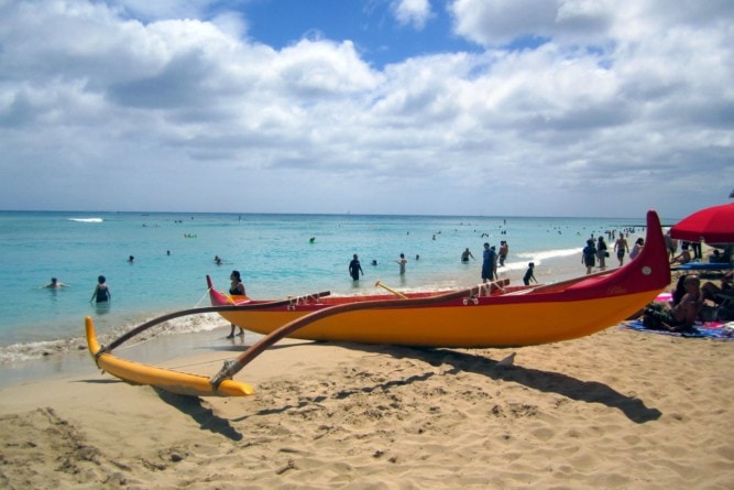  O'ahu - Honolulu - Waikīkī: Kuhio Beach Park 