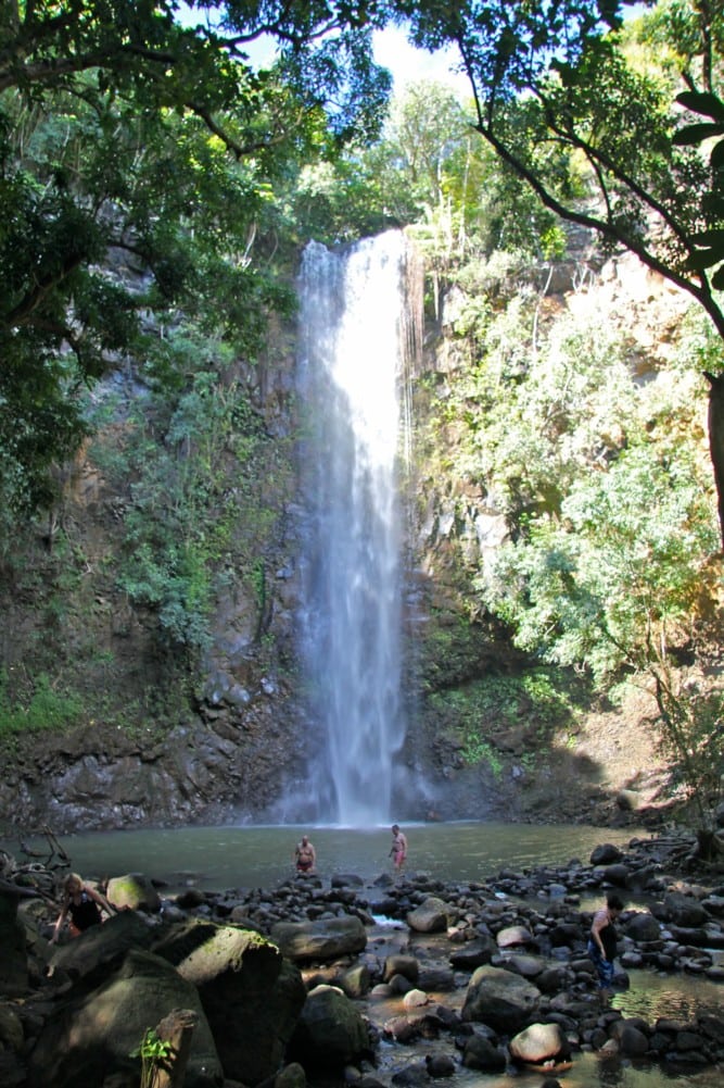 Uluwehi Falls (a.k.a. Secret Falls)